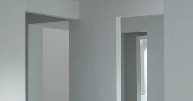 White walls in a clean empty interior space