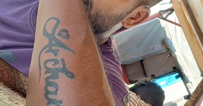 Well-organized garage with wall-mounted tool storage