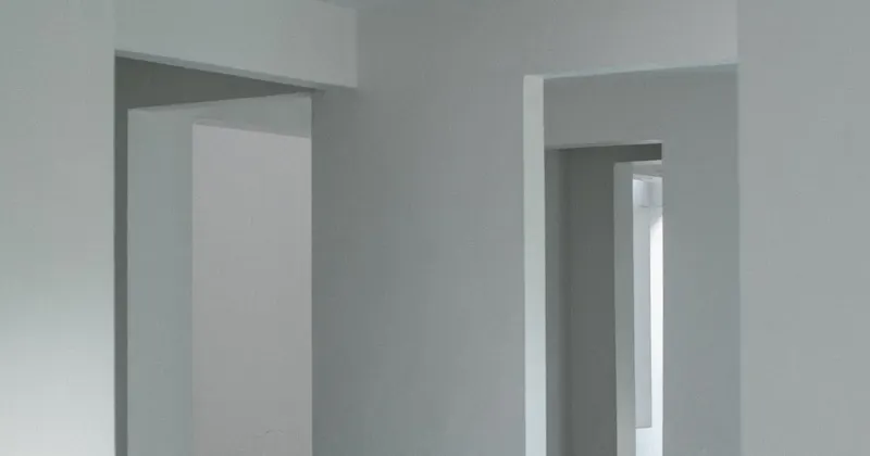 White walls in a clean empty interior space
