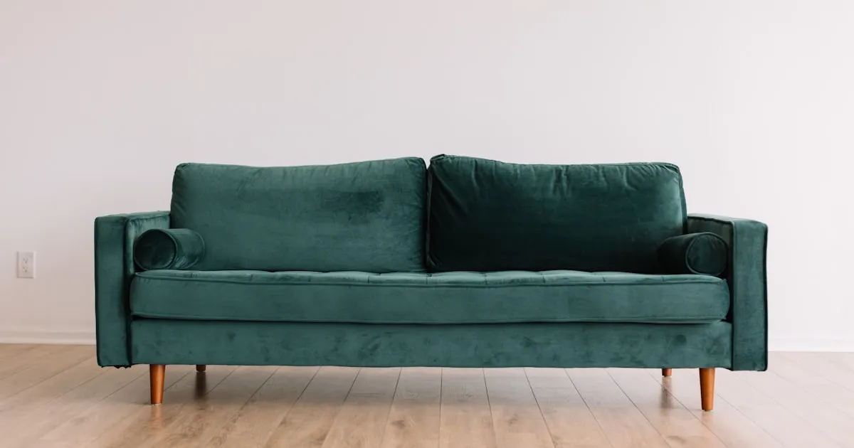 Professional couch cleaning service in Conroe TX living room