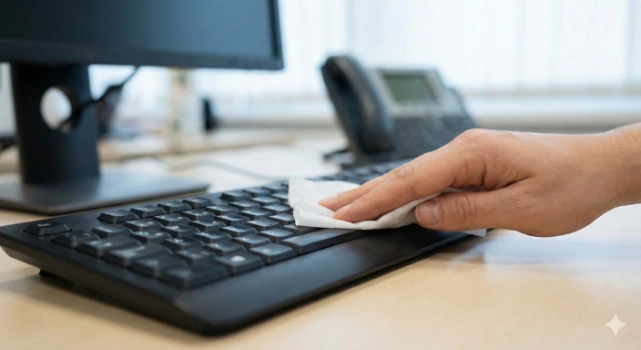 Clean home interior with fresh air circulation