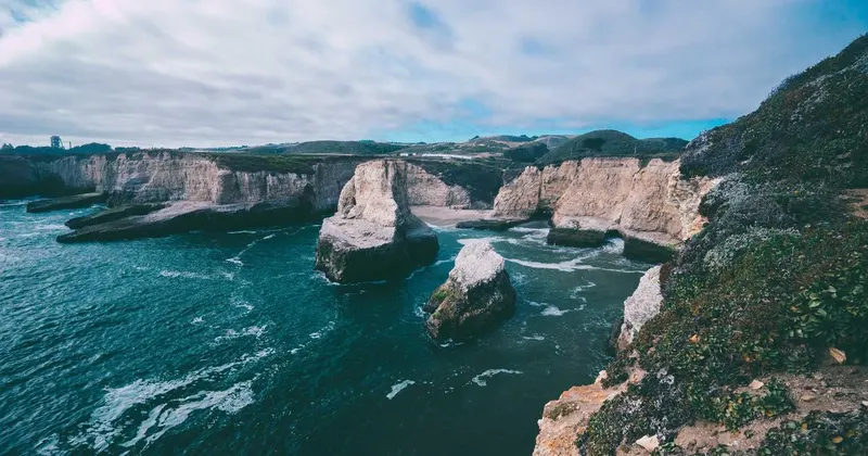 Small business storefront with welcoming clean entrance