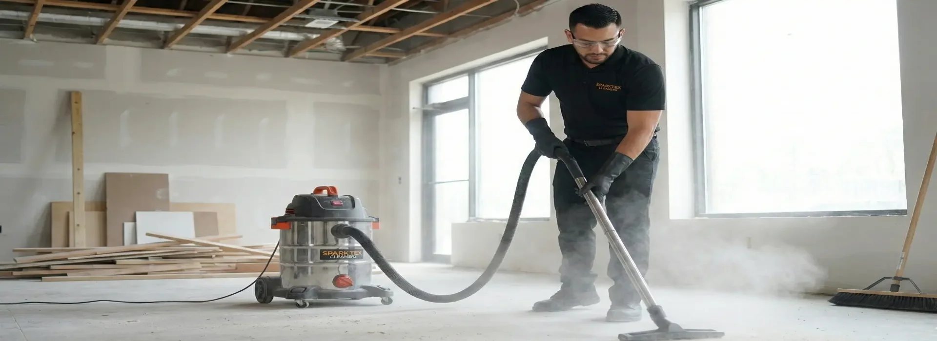 Professional Post-Construction Cleanup by SparkTex Cleaners